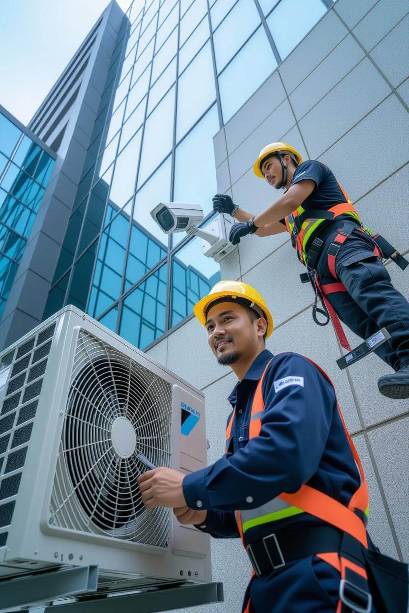Perkhidmatan pemasangan komersial